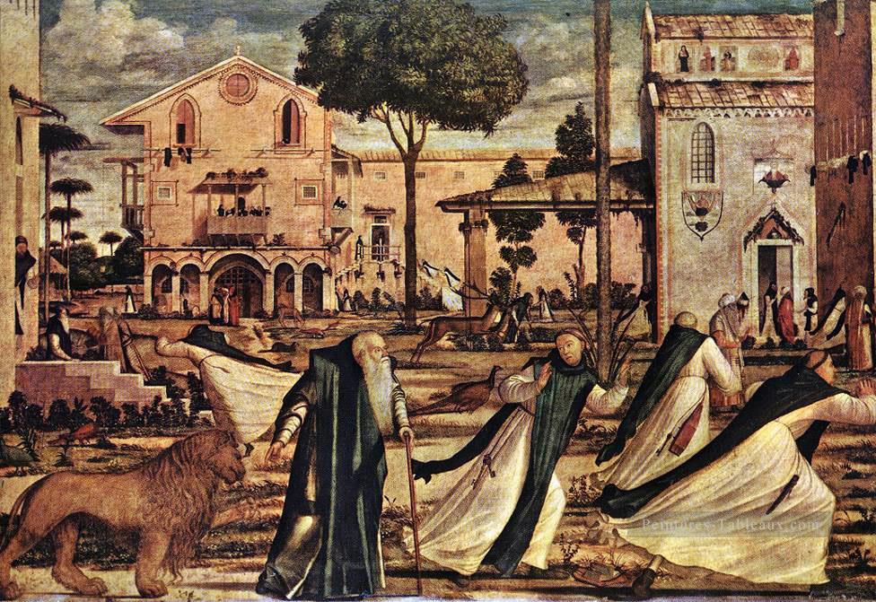 St Jérôme et le Lion Vittore Carpaccio Peintures à l'huile